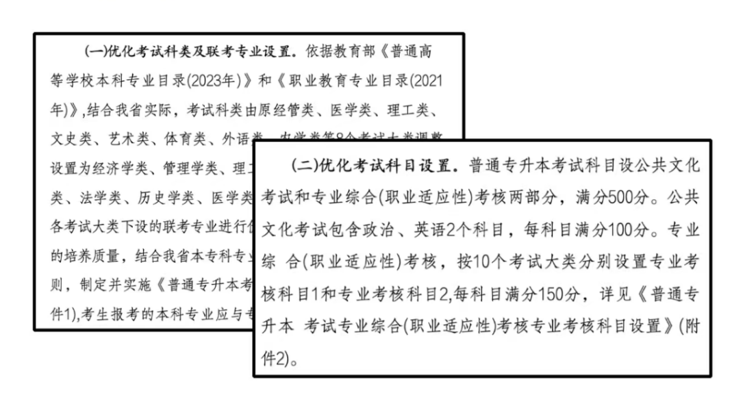 统招专升本考试类及科目政策详解|钉考专升本